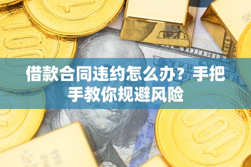 武汉借款合同违约怎么办？手把手教你规避风险