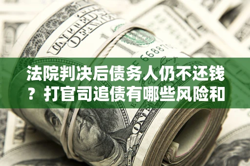 武汉法院判决后债务人仍不还钱？打官司追债有哪些风险和技巧？