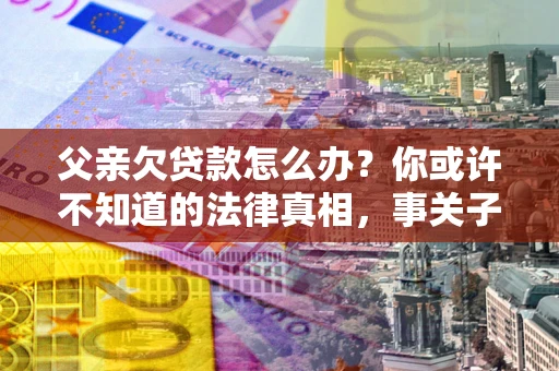 武汉父亲欠贷款怎么办？你或许不知道的法律真相，事关子女未来