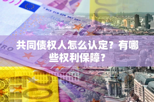 武汉共同债权人怎么认定？有哪些权利保障？
