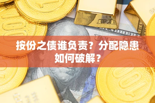 武汉按份之债谁负责？分配隐患如何破解？