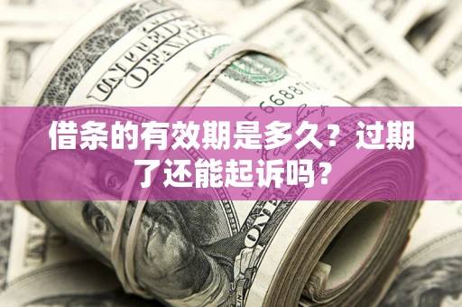 武汉借条的有效期是多久？过期了还能起诉吗？