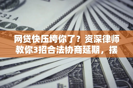 武汉网贷快压垮你了？资深律师教你3招合法协商延期，摆脱暴力催收！