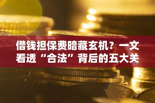 武汉借钱担保费暗藏玄机？一文看透“合法”背后的五大关键陷阱