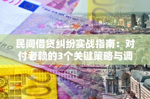 武汉民间借贷纠纷实战指南：对付老赖的3个关键策略与调解盲区解析
