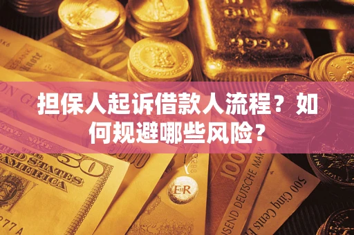 武汉担保人起诉借款人流程？如何规避哪些风险？