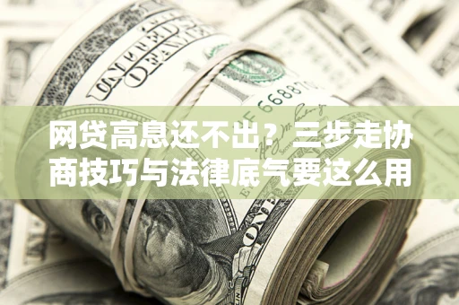 武汉网贷高息还不出？三步走协商技巧与法律底气要这么用