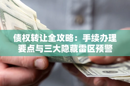 武汉债权转让全攻略：手续办理要点与三大隐藏雷区预警